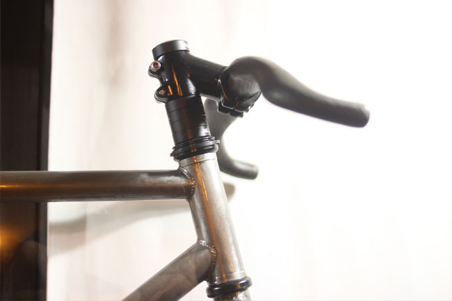potencia ritchey bicicleta customizada acero ratrod manillar madera moose