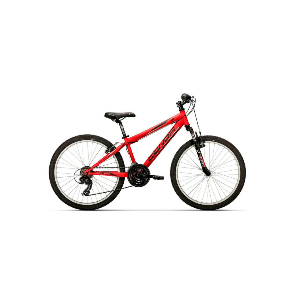 bicicleta iniciación mountain bike conor roja adolescente